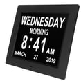 thumbnail image 2 of Reloj calendario digital, calendario digital de 10 pulgadas Reloj digital de día con pantalla grande Calendario digital Reloj despertador optimizado para la excelencia, 2 of 8