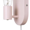 thumbnail image 2 of Kiel 1-Light Matte Pink Plug-In or Hardwire Wall Sconce, 91002313, 2 of 7