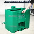 thumbnail image 4 of 800 lbs Capacity Tractor Ballast Box, Heavy Duty Category 1 3-Point Hitch Ballast Box with 5 Cu, 4 of 6