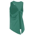 thumbnail image 4 of DuoJiaJ New Sleeveless Loose Training And Fitness Wear For Women With A Beautiful Back And Effect. Wear A Vest And Sports Top Over Yoga Women Workout Tank Tops Green XL, 4 of 4