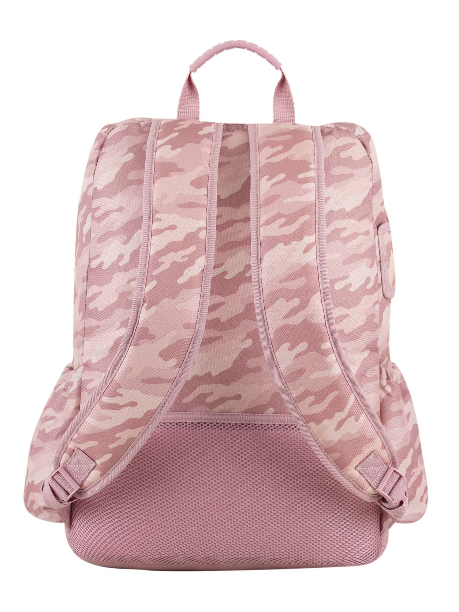 Eastsport Girls Geo Backpack Pink Camo - School, Organized  display picture 3