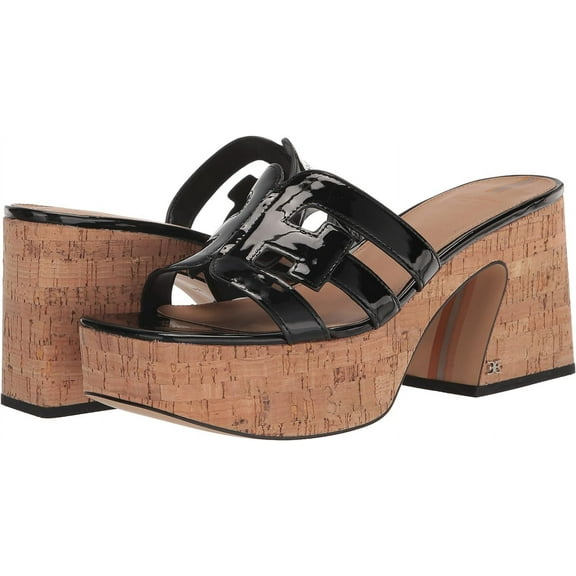 Sam Edelman Women's Dev Black Sandal 10M