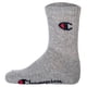 thumbnail image 5 of Champion Calcetines para niños, paquete de 6 - calcetines de tripulación, un solo color Azul/Blanco/Gris 27-30, 5 of 7