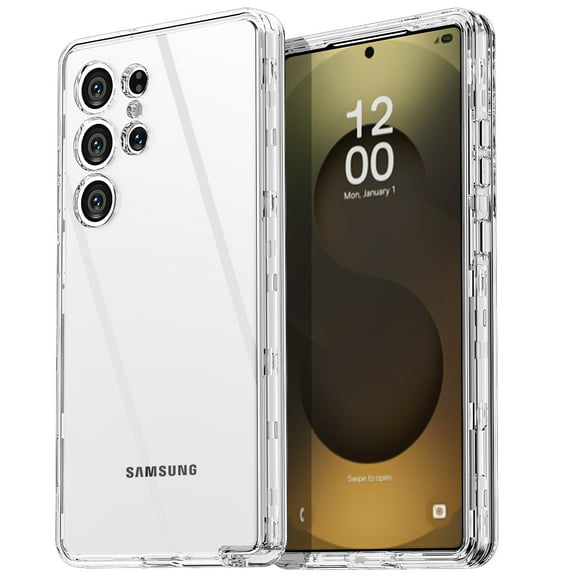 AICase 3-layer Case For Samsung Galaxy S25 Ultra,For Samsung Galaxy S25 Plus,For Samsung Galaxy S25 Shockproof Heavy Duty Case Rugged Cover Military-Grade Protection