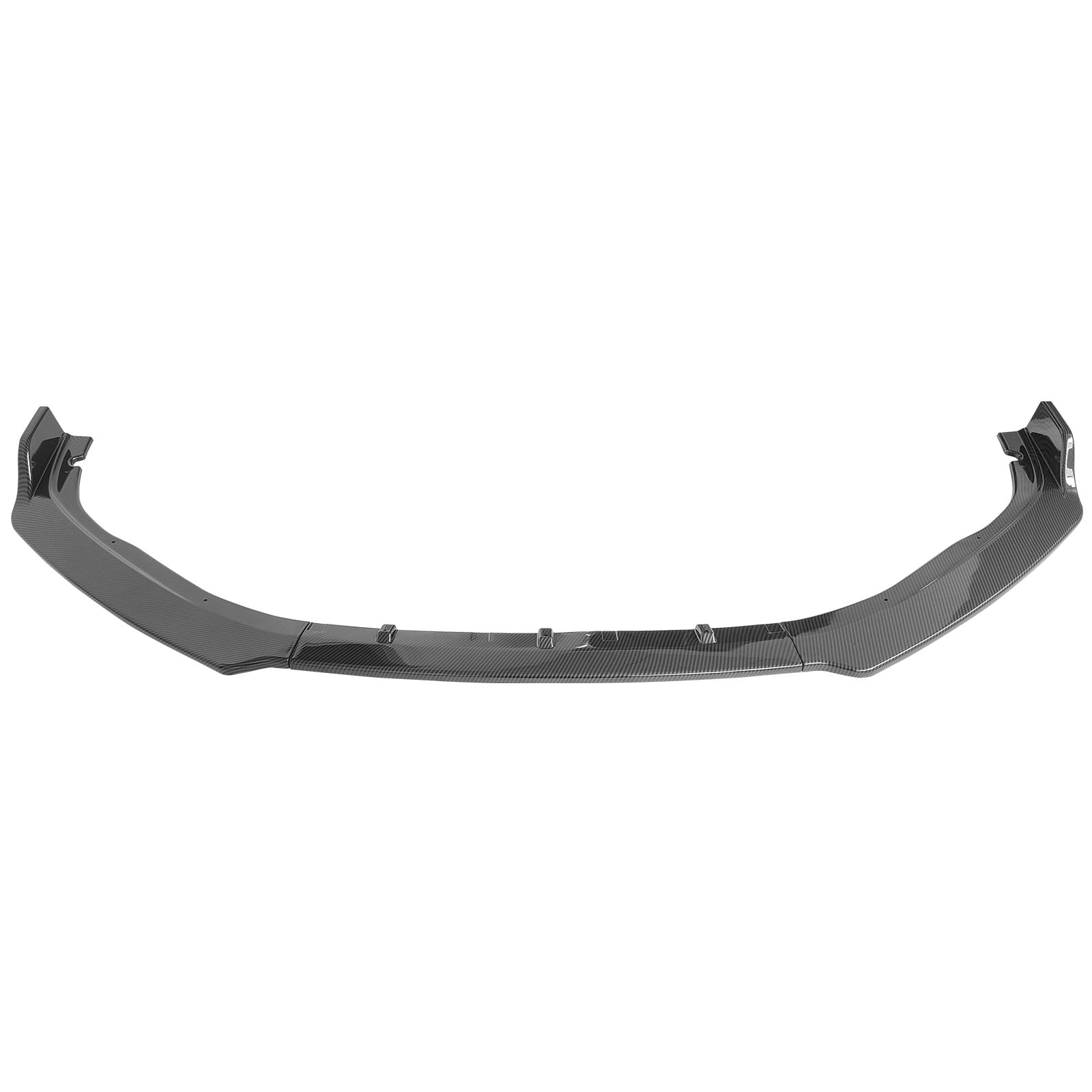 Ikon Motorsports Front Bumper Lip Compatible With 2018-2021 Honda Accord, Carbon Fiber Print PP Polypropylene IKON Style Front Lower Chin Lip Splitter Protector 3PCS