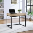 thumbnail image 5 of Sit and Stand Desk in Engineered Wood Brown Finish KD, 5 of 7