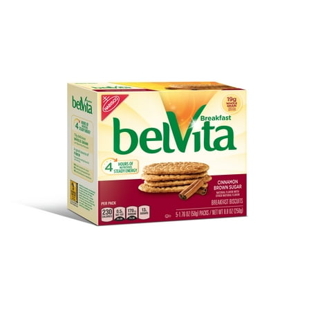 (6 Pack) Belvita Cinnamon Brown Sugar Breakfast Biscuits, 8.8