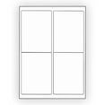 thumbnail image 4 of (180) 4 x 5 EcoSwift Laser/Ink Address Shipping Adhesive Labels 4 per sheet, 4 of 5