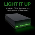 thumbnail image 3 of Seagate Game Drive Hub 8TB External HDD - USB 3.2 Gen 1, Dual USB-C and USB-A ports, Grey, Xbox Certified, with Xbox Green LED lighting and 3 Year Rescue Services (STKW8000402), 3 of 9