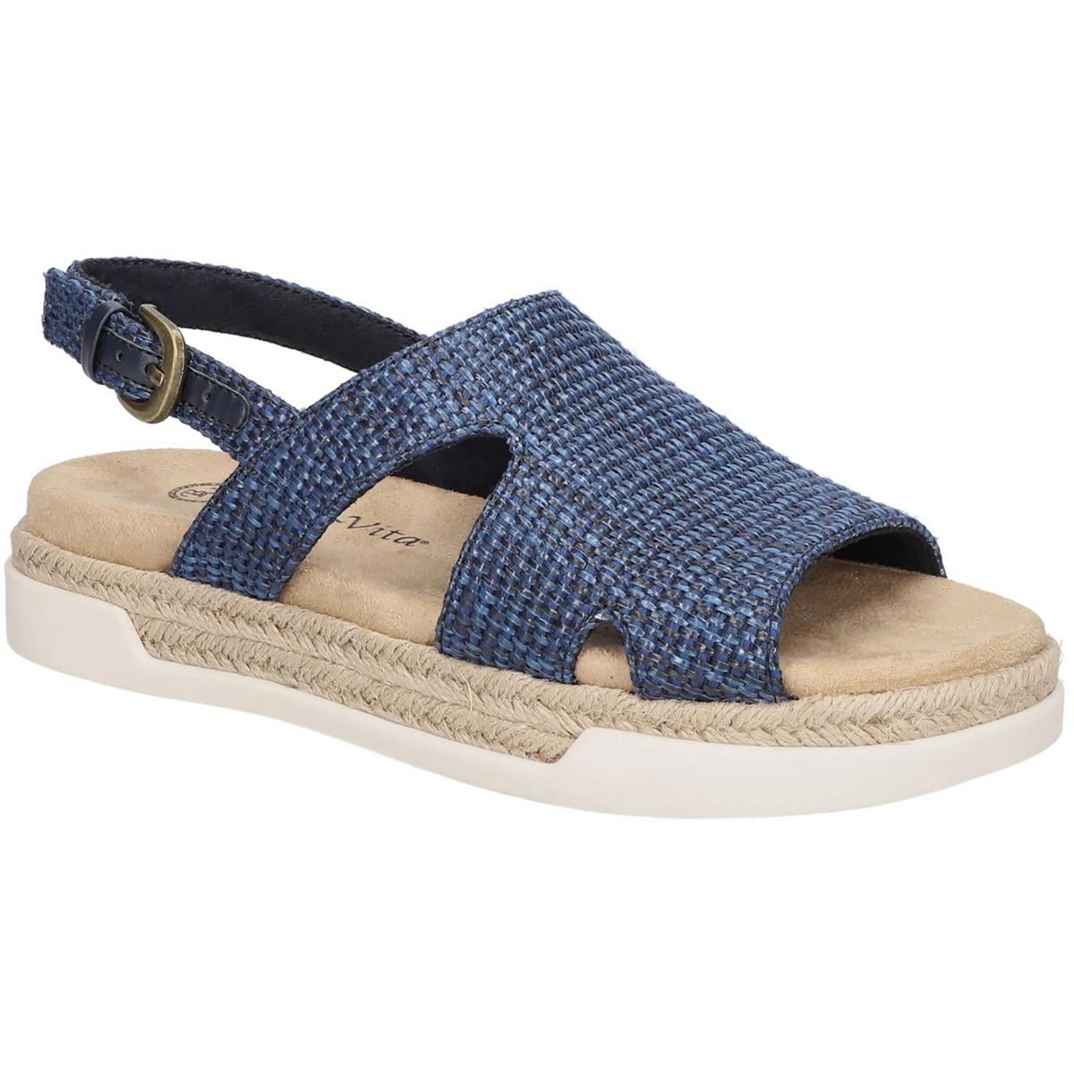 Bella Vita Women's Georgette Block Heel Mule Sandals - Puffy Two-Band Design - View #8