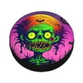 thumbnail image 2 of ZNDUO Halloween Zombie Cartoon Pattern Spare Tire Cover, Universal Spare Tire Wheel Covers 14 inch, 2 of 8