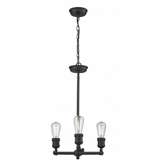 Innovations Lighting-215-OB-Four Light Bare Bulb Bath Vanity Oiled