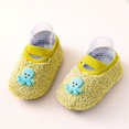 thumbnail image 2 of Kids Socks Anti Slip Cute Animals Print Soft Floor Socks Green 2-3 Years, 2 of 8
