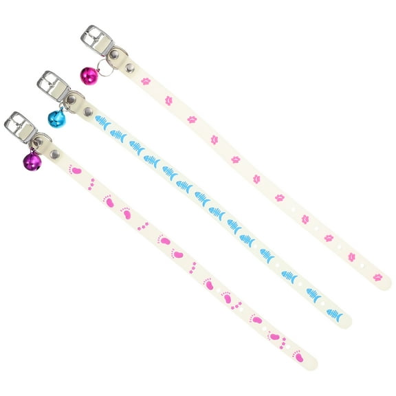 erfcxs Pet Glowing Collar LED Light Necklace Dog Lighted Up Colorful ...