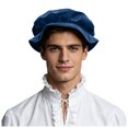 thumbnail image 5 of OJSFQUFP Medieval Men's Hat Soft To The Simple and Versatile Solid Color, 5 of 5