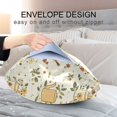 thumbnail image 4 of Yayeee Pillowcase King Size Set of 2 Satin Wrinkle Resistant Envelope Pillow Case, Birds Sunflowers, 4 of 8