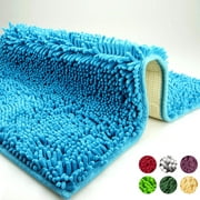 Bath Mat, Non-Slip Bathroom Rug, Washable Bathroom Rugs, Bath Rug Made Of Chenille Microfiber For Bathroom 50x80cm