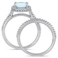 thumbnail image 4 of Everly Women's Aquamarine 14k White Gold Ring, 4 of 8