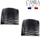 thumbnail image 2 of Camila Paris Cp2946 Peine lateral para el cabello francés Peines pequeños redondeados negros con torcedura francesa Pinzas para el cabello decorativas de sujeción fuerte para mujeres Moño moño Up-Do S, 2 of 5