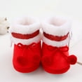 thumbnail image 5 of Zecgelong Baby Shoes Fashion Flat Warm Cotton Boots Bag Soft Sole Toddler Booties Baby Winter Boots‌ 12-15 Months, 5 of 5