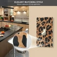 thumbnail image 5 of Yayeee Duplex Wall Plate 1-Gang 4.5"x2.7" Home Receptacle Light Switch Decorative Outlet Cover, Leopard Pattern, 5 of 7