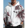 thumbnail image 5 of Sudadera con capucha para hombre nueva 2024 con estampado 3D de lobo siberiano, color negro, divertida, estilo hip hop, tendencia urbana, talla europea grande, envío gratis, 5 of 5