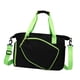 thumbnail image 5 of Bolsa de tenis con compartimento para zapatos para mujer y hombre, resistente al agua, portátil y elegante. Negro, 5 of 8