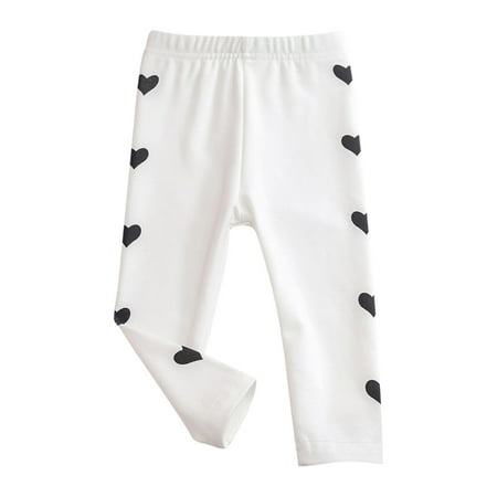 

Rovga Baby Girls Trousers Solid Color Straight Leg Sweatpants High Waist Casual Pants Jogger Pant Winter Casual Relax Fit Daily Wears White 12-18 Months