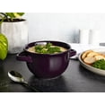thumbnail image 3 of Kook Soup Bowls Crocks with Handles, 18 oz, Set of 4, Purple, 3 of 4