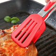 thumbnail image 3 of 3 pack de pinzas de cocina, pinzas de acero inoxidable antiadherente con punta de silicona compatible con la cocción de bbq para hornear Afortunado Sencillez, 3 of 5