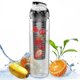 thumbnail image 2 of Botella De Agua Con Infusor De Frutas, Botella De Bebida A Prueba De Fugas Con Tapa Abatible De 900Ml Para Gimnasio Al Aire Libre, Deportes, Camping Yuarrent OD015049-03, 2 of 6