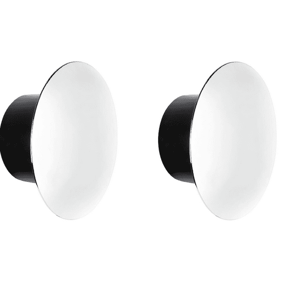 Aero Full-Moon Rear Axle Cover Kit - Chrome Set