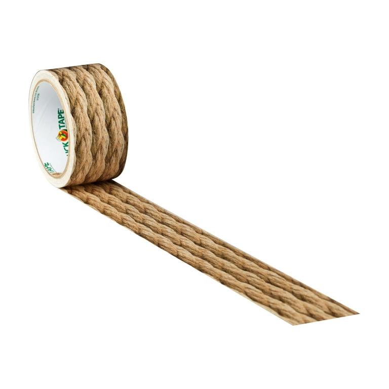 Duck Brand 1.88 in x 10 yd Beige Rope Printed Duct Tape Walmart