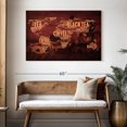 thumbnail image 3 of Elephant Stock Coffee And Tea World Map Wall Art - Horizontal Canvas Wall Art - Living Room Wall Decor - Inspirational And Typography Canvas - Red And Orange Decor - 48" x 32", 3 of 8