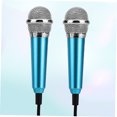 thumbnail image 3 of RENACLIPY 2pcs Mini Microphone Portable Metal for Karaoke Enthusiasts and Smartphone Users, 3 of 8