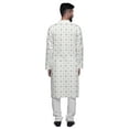 thumbnail image 3 of Atasi Printed Designer Rayon Button Down Casual Kurta With Pajama For Men, 3 of 4