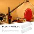 thumbnail image 3 of 200pcs Professional Kazoo Flute Diaphragms Plastic Kazoo Flute Films Flute Parts, 3 of 8