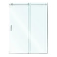 thumbnail image 4 of Miseno MSD6076CLSR-BN 76" High X 60" Wide Frameless Sliding Shower Door - Nickel, 4 of 7