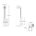 thumbnail image 3 of QTOCIO Lazy Hair Dryer Rack Bathroom Wall Hanging-free Fixed Hair Dryer Hole-free Rack, 3 of 4