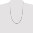 thumbnail image 4 of Finest Gold Sterling Silver 4.0 mm D&C Flat Anchor Curb Chain, 4 of 4