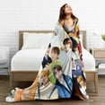 thumbnail image 6 of NCT Wish YUSHI Blanket Soft and Comfortable Warm Fleece Throw Blankets Decoration Gift for Decor Room Dormitory Picnic Yoga Sofa Camping Travel All Season, 6 of 6