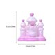 thumbnail image 3 of Cateissary Decoración de castillo, manualidades de cuento de hadas rosa, casa de muñecas, jardinería, decoración del hogar, paisaje, adornos Type3 NO3, 3 of 6