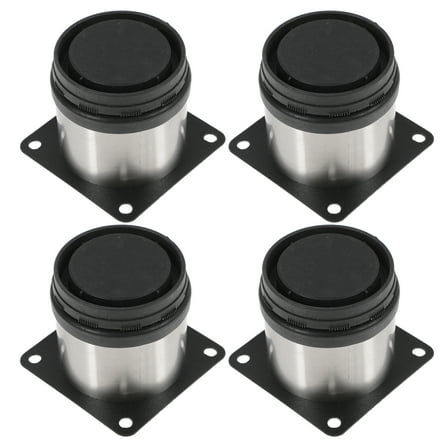 Stainless Steel Adjustable Feet for Furniture 4 Pieces Round Legs for Home 50 x 60 x 50mm