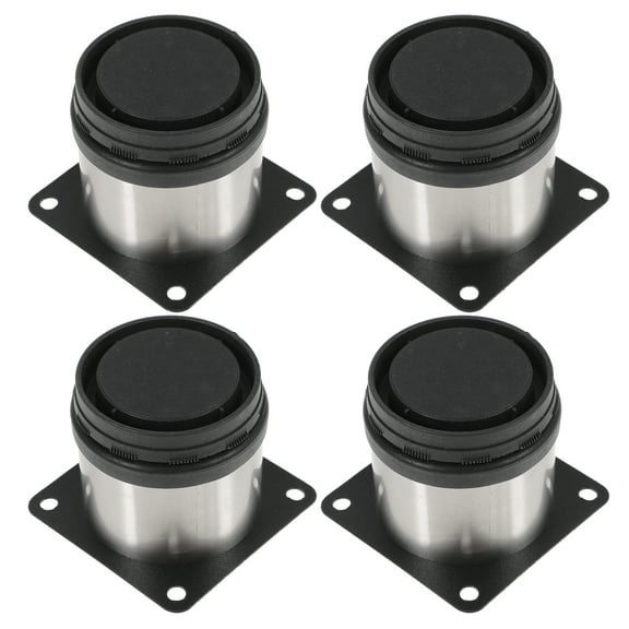 Stainless Steel Adjustable Feet for Furniture 4 Pieces Round Legs for Home 50 x 60 x 50mm