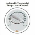 thumbnail image 3 of Optimus H-2210WH 1,320-WATT Portable Fan-Forced Radiant Heater With Thermostat (White), 3 of 5