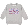thumbnail image 2 of Inktastic Fourth of July USA Red, White, and Blue Toddler Sweatshirt, 2 of 4