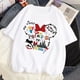 thumbnail image 3 of Camiseta de algodón con dibujos animados de Disney para niños, ropa de verano de manga corta, informal, con cuello redondo, para niños y niñas, 3 of 5