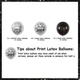 thumbnail image 7 of 2024 New Years Decorations Silver - Happy New Year Balloons Set, 40pcs Happy New Year Silver and Black Latex Printed Confetti Balloons, Goodbye 2023 Welcome 2024 New Years Eve Party Decor, 7 of 7