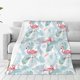 thumbnail image 1 of Balery Tropical Flamingo Manta de Felpa Suave y Acogedora – Cobija de Franela Aterciopelada para Cama, Lavable y Cálida para Sofá, Mascotas, Transpirable-60"x50", 1 of 7