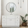 thumbnail image 4 of Design House Brookings 49" x 22" Assembled Bath Vanity with 4" Centerset Top, Sherwin Williams® White/Ivory Swirl, 4 of 6
